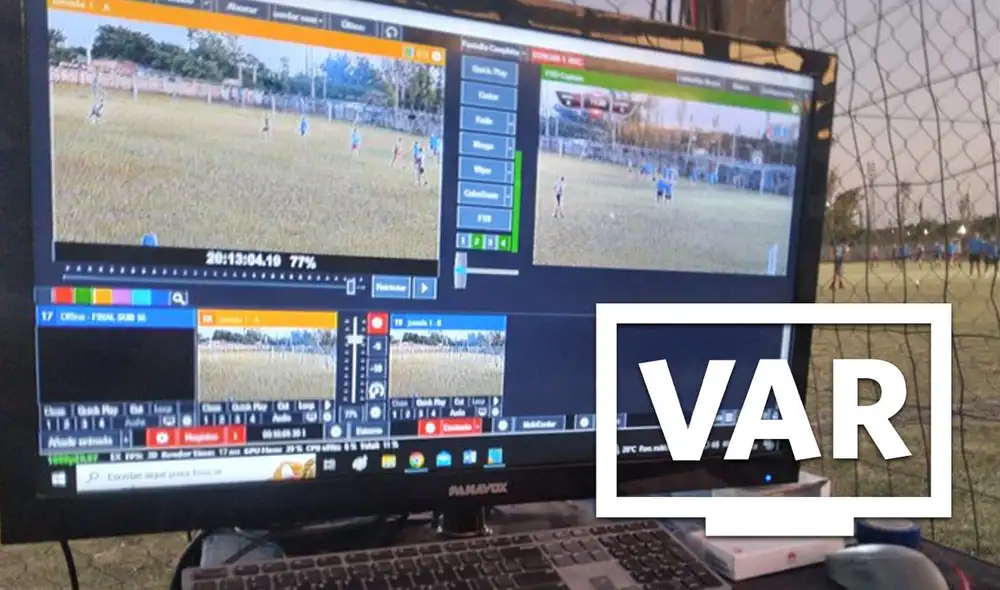 Campeonato de barrios de Uruguay cuenta con el VAR en cada uno de sus partidos. Foto: composición La República/Twitter/@sergioferis Campeonato de barrios de Uruguay cuenta con el VAR en cada uno de sus partidos. Foto: composición La República/Twitter/@sergioferis