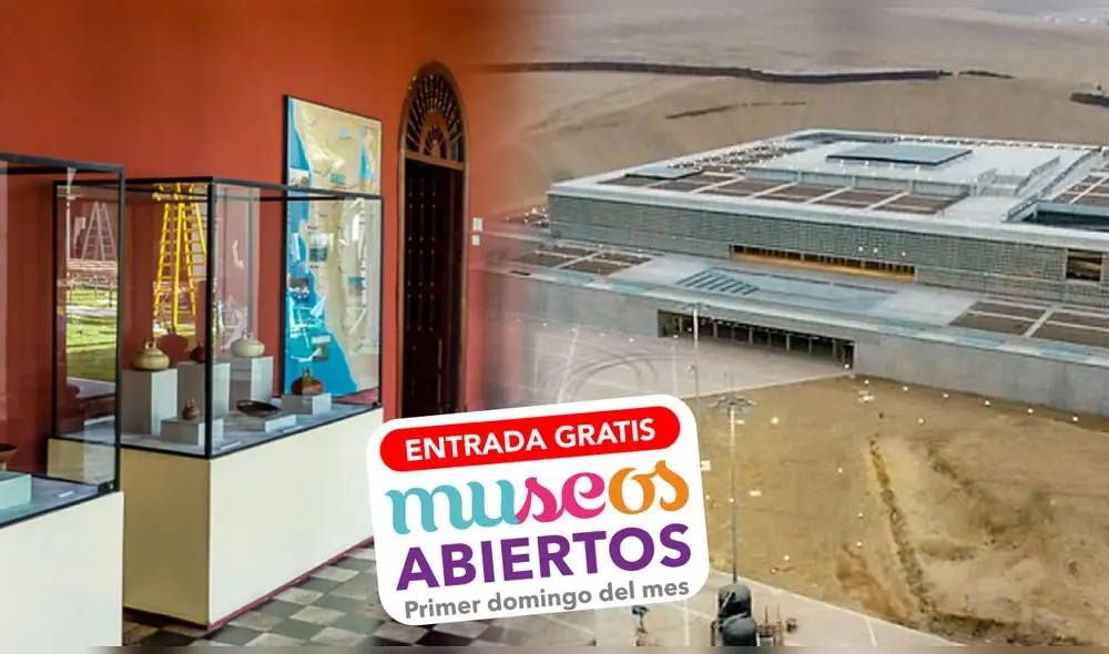 Museos abiertos este 5 de febrero. Composición: LR / Fotos: Museos en Línea / Andina / Difusión