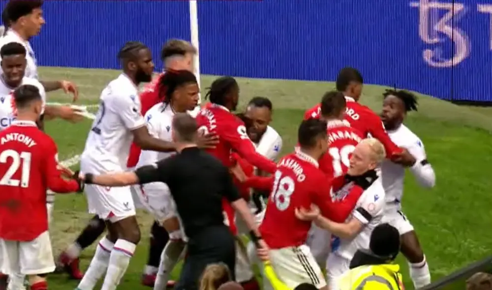 Casemiro llegó a Inglaterra a mediados del 2022. Foto: Captura ESPN Casemiro llegó a Inglaterra a mediados del 2022. Foto: Captura ESPN