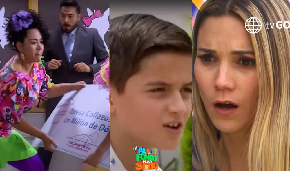 "Al fondo hay sitio" no deja de lado las disputas entre los Gonzales y los Maldini-Montalbán. Foto: composición LR/América Televisión / Video: América TV