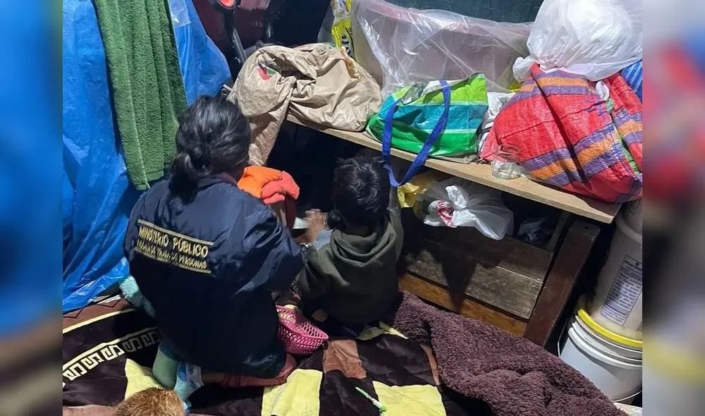 Menores vendían golosinas en Arequipa. Foto: Fiscalía