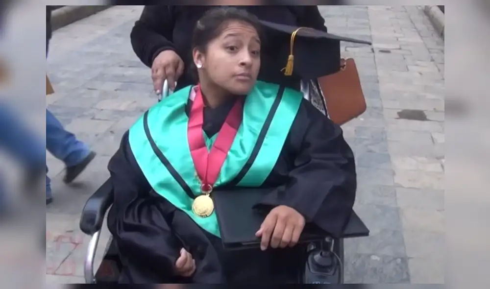 Yulisa Benavides pidió a los jóvenes a cumplir sus metas. Foto: capturavideo/Andinaradio Chota