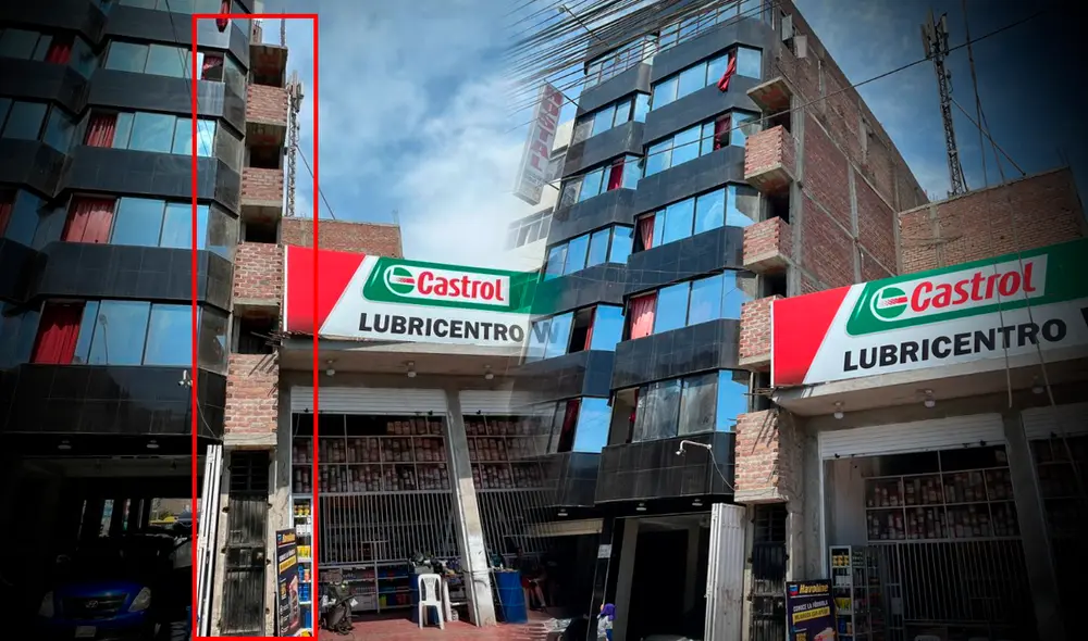 El edificio 'más delgado' de Lima tiene 5 pisos y mide al menos 5 metros. Foto: composición LR/URPI-GLR El edificio 'más delgado' de Lima tiene 5 pisos y mide al menos 5 metros. Foto: composición LR/URPI-GLR