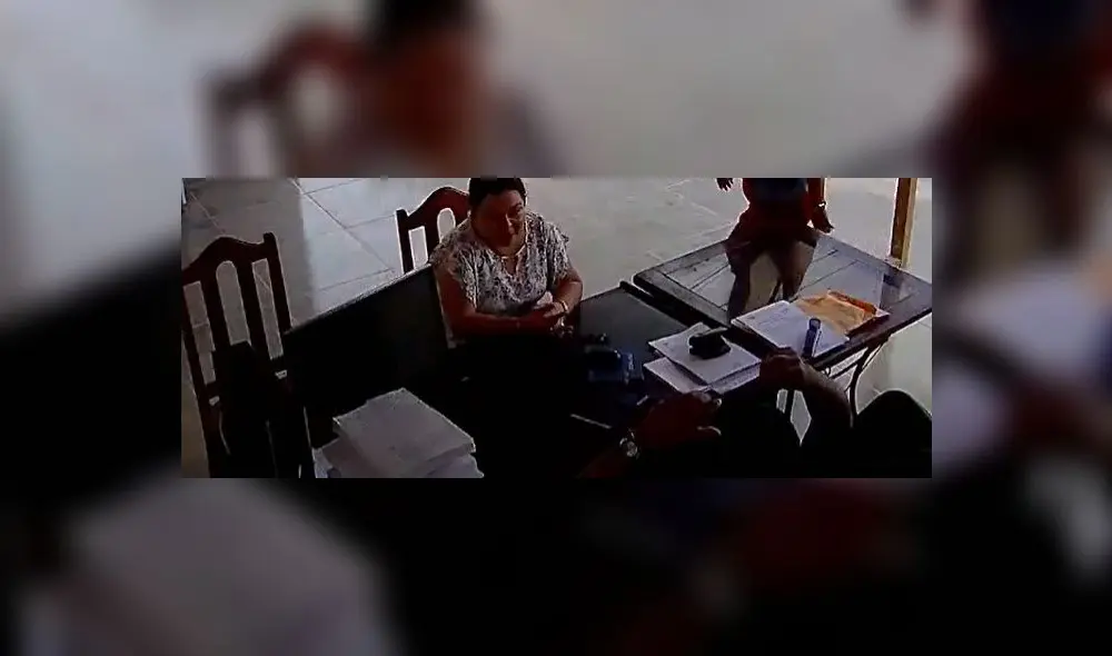 Abogada habría intentado coimear a juez. Foto: captura de cámaras de vigilancia