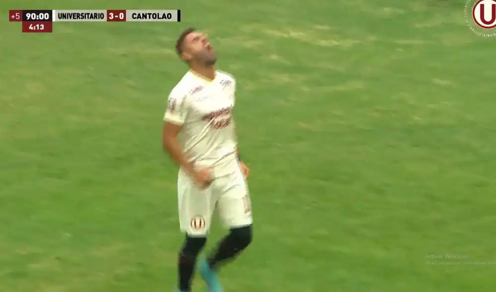 El exjugador de River Plate de Uruguay juega como peruano esta temporada. Foto: Liga 1 / Video: Universitario/YouTube