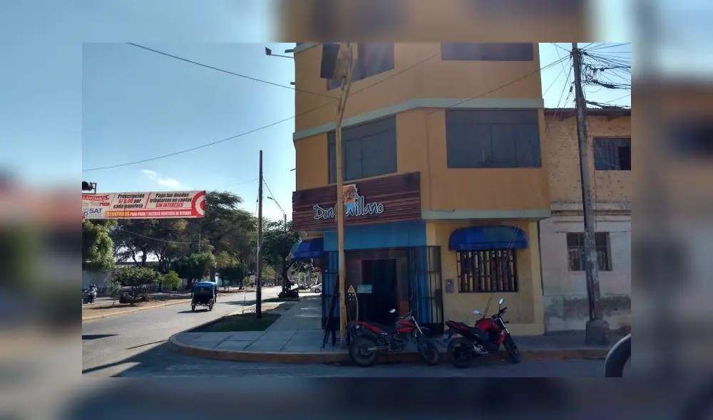 Avezados delincuentes encañonaron a comensales. Foto: Noticias Piura 3.0