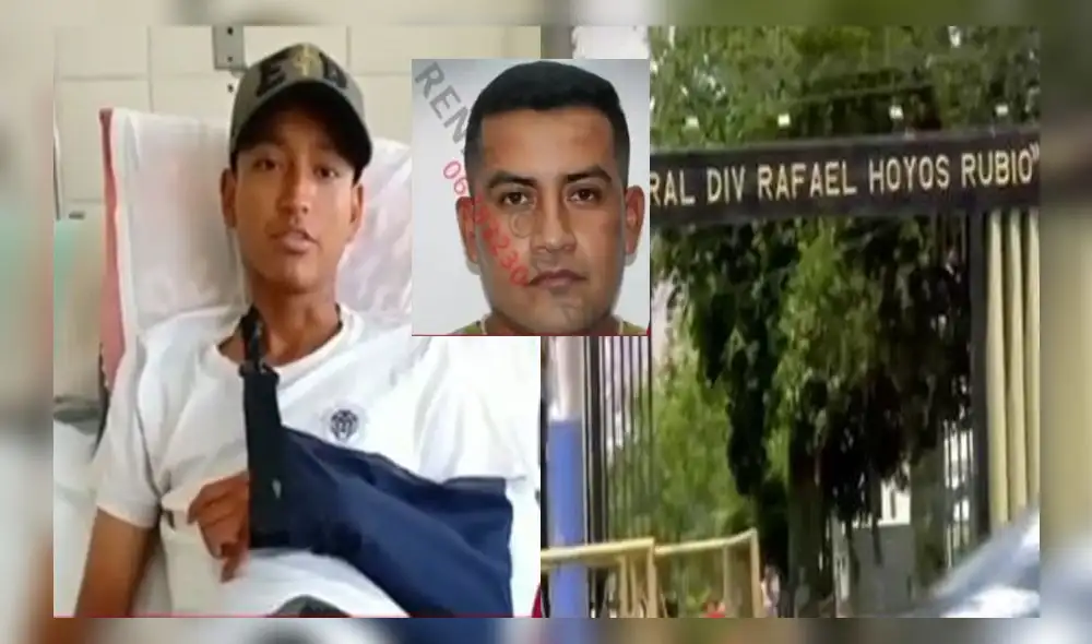 Según la madre, el suboficial, Marcos Sernaqué Pérez, pateó y propinó golpizas al joven hasta fracturar su brazo. Foto: Al EStilo Juliana/ Video: Al Estilo Juliana