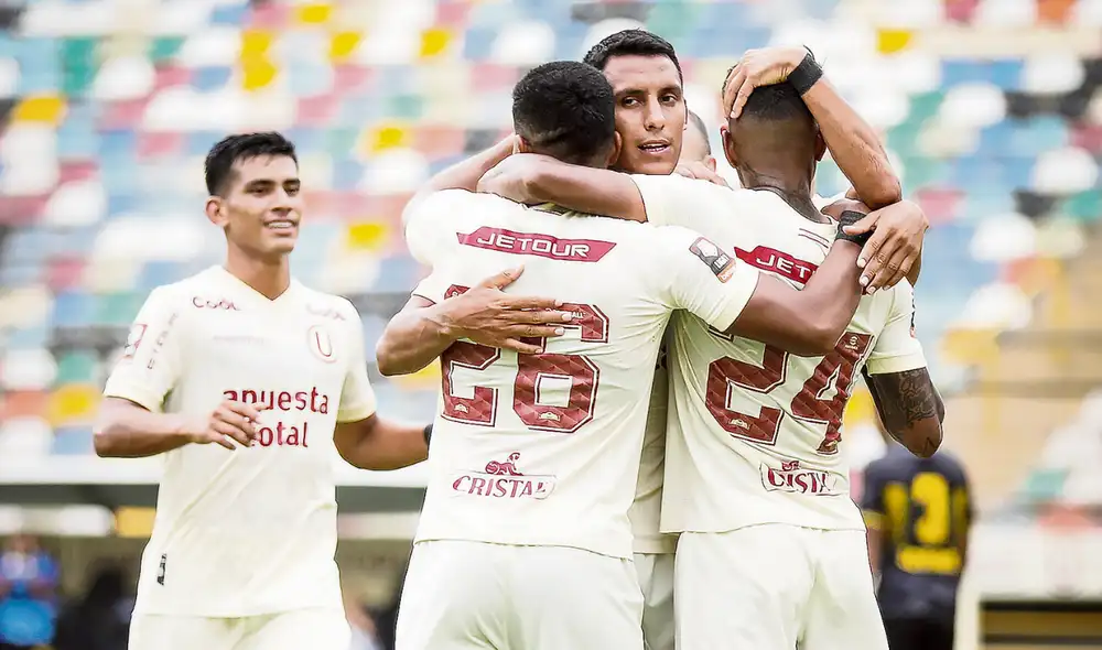 Regresó. Alex Valera volvió a marcar un gol oficial con el conjunto crema tras su paso por el fútbol de Arabia Saudita. Foto: difusión