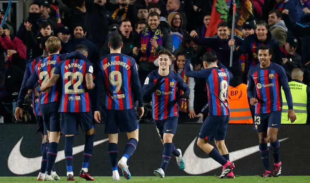 Barcelona le saca ocho puntos de ventaja al Real Madrid en la tabla. Foto: EFE