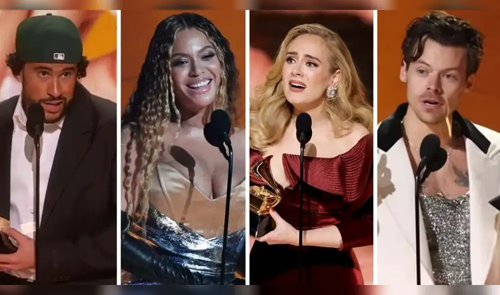 Ellos fueron los ganadores de la gran gala de los Grammys 2023. Foto: composición/ La República