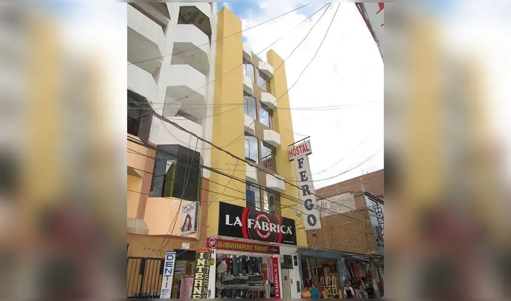 Hostal Fergo se ubica en el jirón Huallayco n.º 784. Foto: Facebook Hostal Fergo se ubica en el jirón Huallayco n.º 784. Foto: Facebook