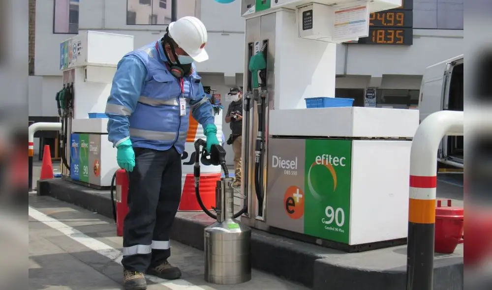 En Perú se comercializa combustibles como: gasolina, gasohol, diesel, glp y gnv. Foto: Osinergmin