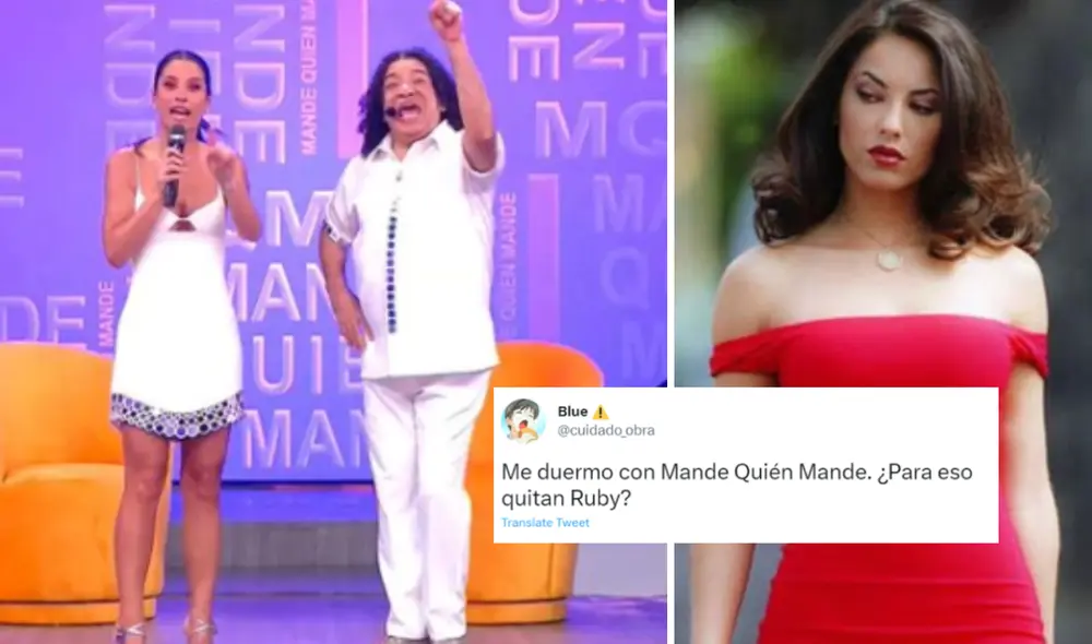 Usuarios lamentan el corte de 'Rubí' por el estreno de "Mande quien mande". Foto: América Televisión / Telemundo / Twitter