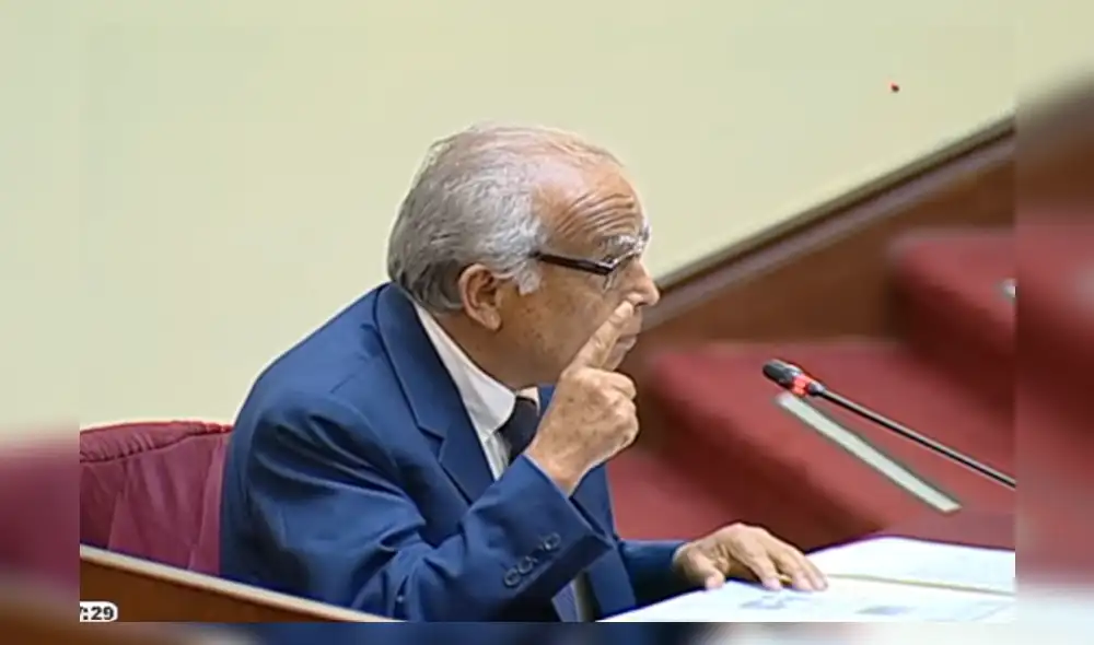 Aníbal Torres declaró ante la Comisión de Defensa. Foto: captura de Congreso TV. Video: Congreso TV