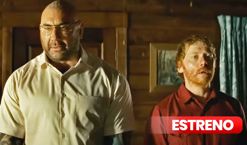 Dave Bautista y Rupert Grint son dos de las estrellas protagonistas de "Llaman a la puerta". Foto: composición LR/Universal Pictures Dave Bautista y Rupert Grint son dos de las estrellas protagonistas de "Llaman a la puerta". Foto: composición LR/Universal Pictures