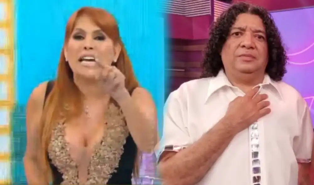 Magaly Medina respondió fuerte y claro a Carlos Vílchez. Foto: composición LR/captura de ATV/Facebook Magaly Medina respondió fuerte y claro a Carlos Vílchez. Foto: composición LR/captura de ATV/Facebook