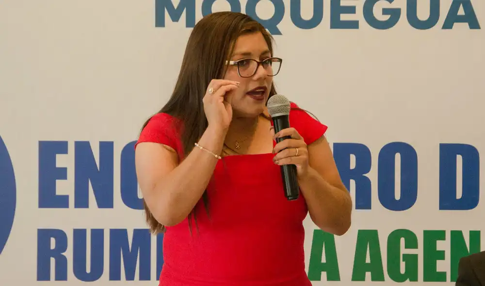 Pedido. Gilia Gutiérrez consideró que la única salida a la crisis es la renuncia de Boluarte. Foto: La República
