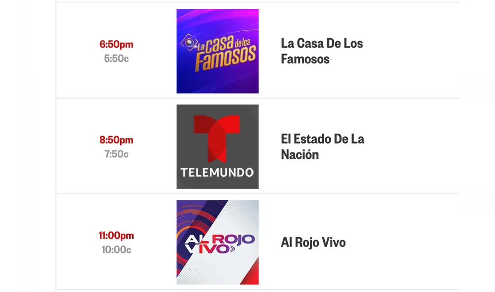 Captura de Telemundo. Foto: Telemundo Captura de Telemundo. Foto: Telemundo