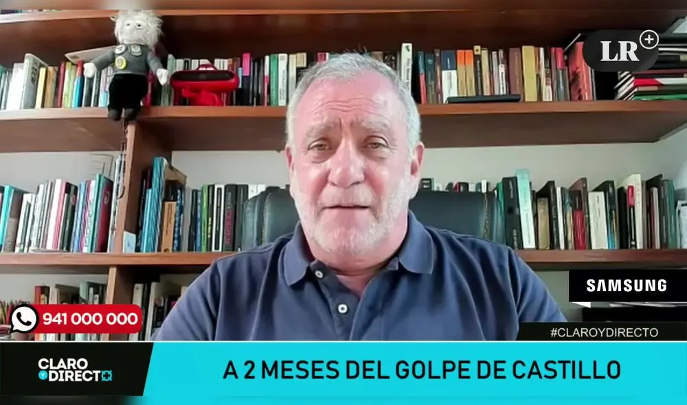 Augusto Álvarez Rodrich en Claro y Directo. Foto: LR+ Augusto Álvarez Rodrich en Claro y Directo. Foto: LR+