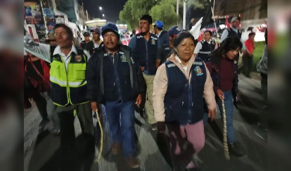 Los ronderos de La Libertad se sumarán a las delegaciones de manifestantes de otras regiones del norte. Foto: Sergio Verde/ URPI/ La República Los ronderos de La Libertad se sumarán a las delegaciones de manifestantes de otras regiones del norte. Foto: Sergio Verde/ URPI/ La República