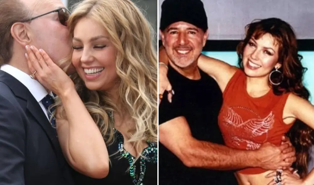 Thalía y Tommy Mottola son una de las parejas más mediáticas. Foto: TN/difusión