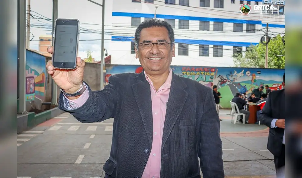 Ciudadano tramitó su brevete electrónico de manera exitosa. Foto: Gerencia Regional de Transportes y Comunicaciones (GRTC) - Cusco