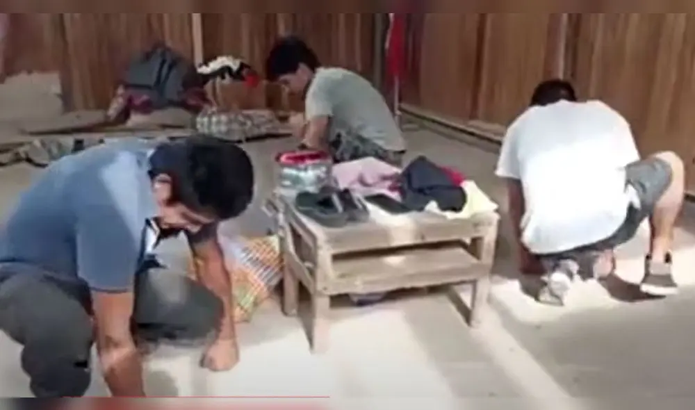 Los sujetos tienen antecedentes por hechos ilícitos, según las rondas. Foto: captura video/ vía televisión