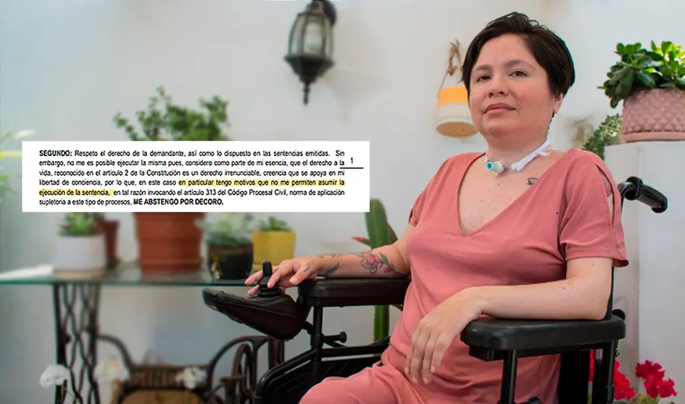 Ana Estrada: aún no ejecutan sentencia para su muerte digna. Foto: composición LR/Pasión por el Derecho/Antonio Melgarejo/La República