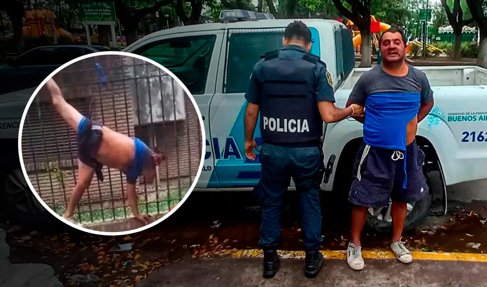 El hecho ocurrió en Merlo, Argentina. Foto: composición LR/@MerloReal/Twitter El hecho ocurrió en Merlo, Argentina. Foto: composición LR/@MerloReal/Twitter