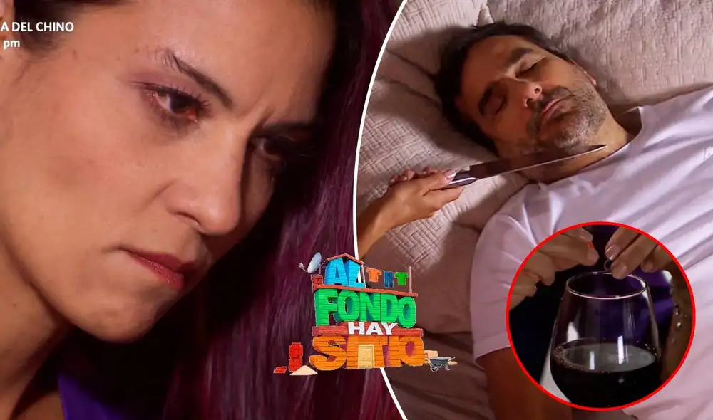 Claudia durmió a Diego con un somnífero para arruinar su aniversario de bodas con Francesca. Foto: composición LR/América TV Claudia durmió a Diego con un somnífero para arruinar su aniversario de bodas con Francesca. Foto: composición LR/América TV