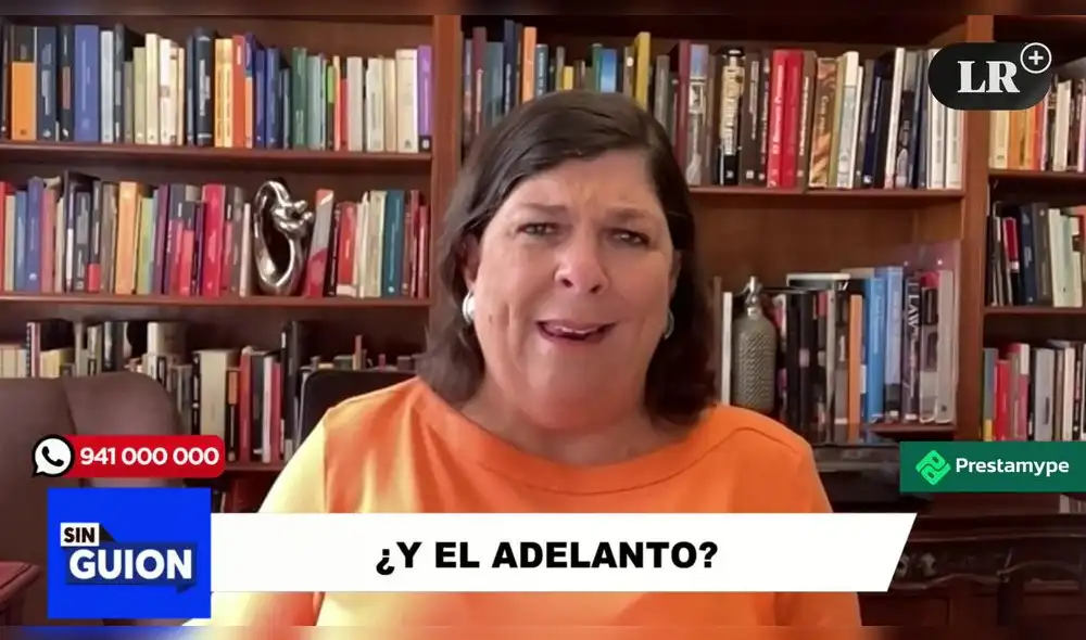 Rosa María Palacios en "Sin guion". Foto: LR+ - Video: LR+ Rosa María Palacios en "Sin guion". Foto: LR+ - Video: LR+