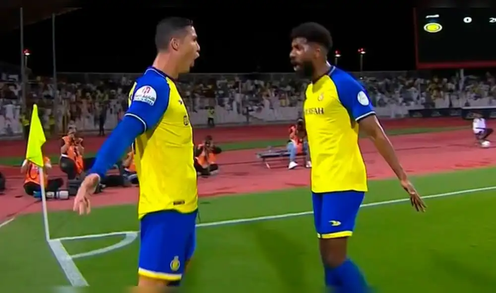 Cristiano Ronaldo lleva dos goles oficiales con el Al-Nassr. Foto: captura de DSports+ Cristiano Ronaldo lleva dos goles oficiales con el Al-Nassr. Foto: captura de DSports+