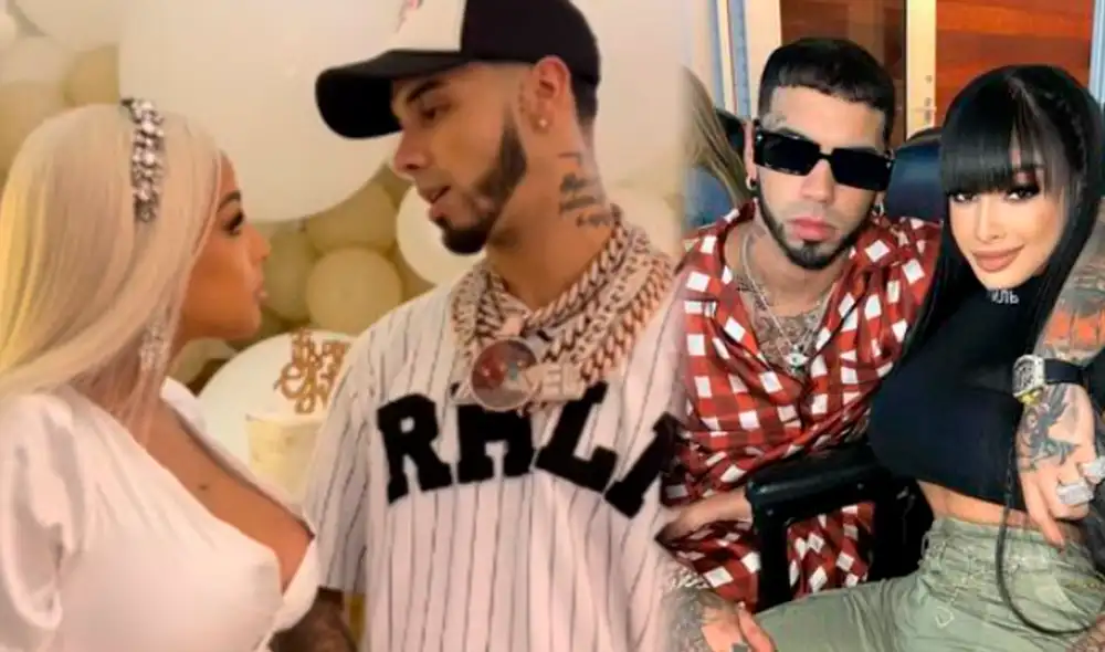Anuel AA y Yailin terminaron su relación. Foto: composición LR / Video: Instargram