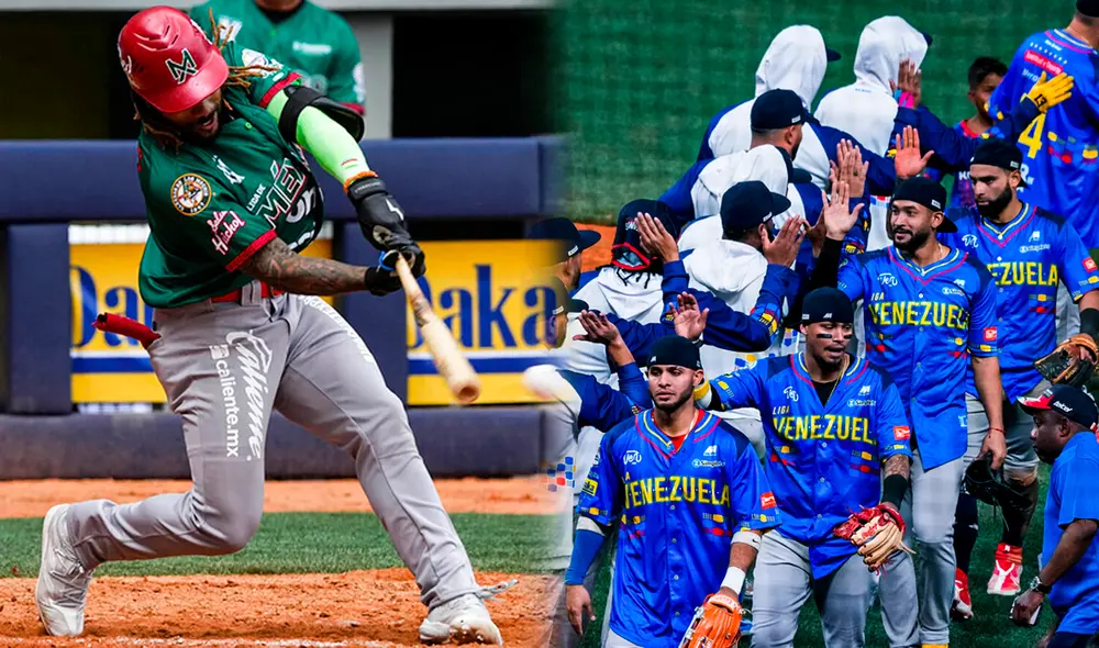 Conoce cuánto puede durar un enfrentamiento oficial de béisbol. Foto: composición GLR/Serie del Caribe/Twitter/@LasMayores