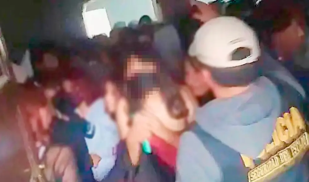 Menores de edad fueron intervenido en fiesta. Foto: Huanca York Times