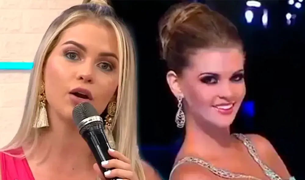 Brunella Horna recordó cómo fue su paso por el Miss Perú 2016. Foto: composición/captura América TV