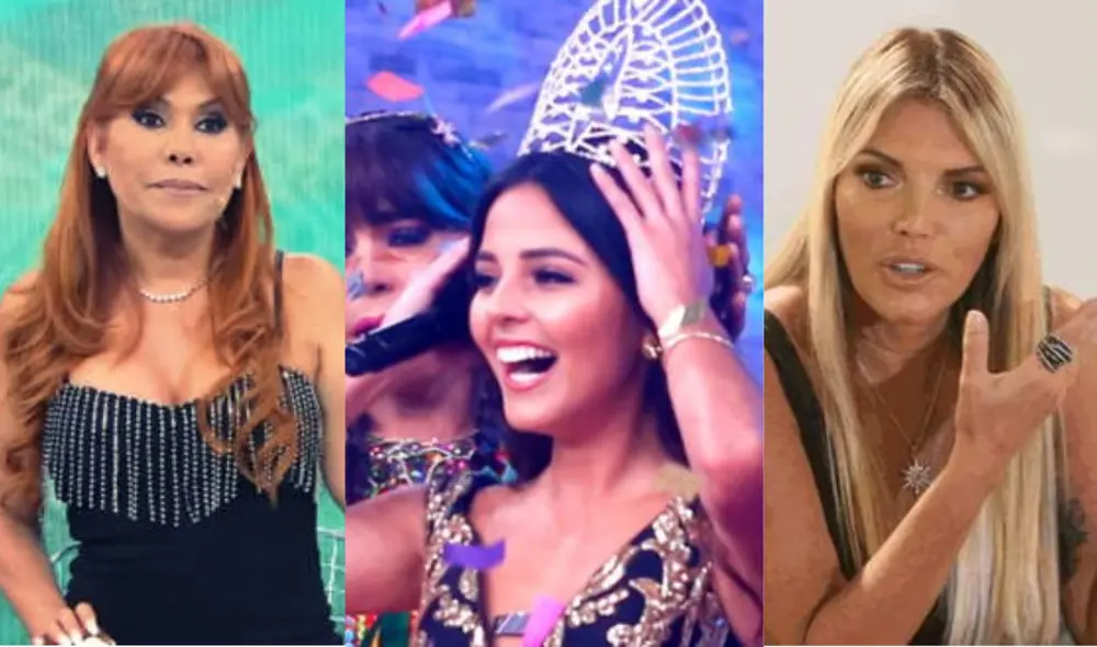 Magaly Medina cree que la postulación de Luciana Fuster es un intento de publicidad de Jessia Newton. Foto: Composición La República/Captura de ATV/Captura de América TV