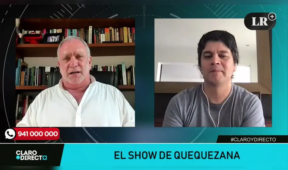 Augusto Álvarez Rodrich en “Claro y Directo”. Foto: captura/LR+