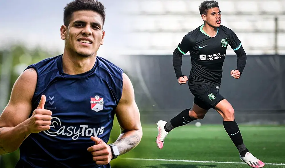 Gonzalo Sánchez solo marcó un gol en un amistoso contra Deportivo Municipal jugando por el primer equipo de Alianza Lima. Foto: composición GLR / FC Emmen / Alianza Lima Gonzalo Sánchez solo marcó un gol en un amistoso contra Deportivo Municipal jugando por el primer equipo de Alianza Lima. Foto: composición GLR / FC Emmen / Alianza Lima