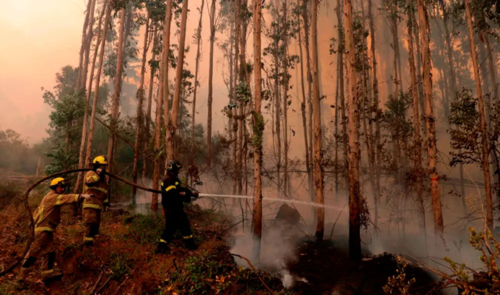 Chile anuncia 30 detenidos en primera noche de toque de queda. Foto: AFP Chile anuncia 30 detenidos en primera noche de toque de queda. Foto: AFP