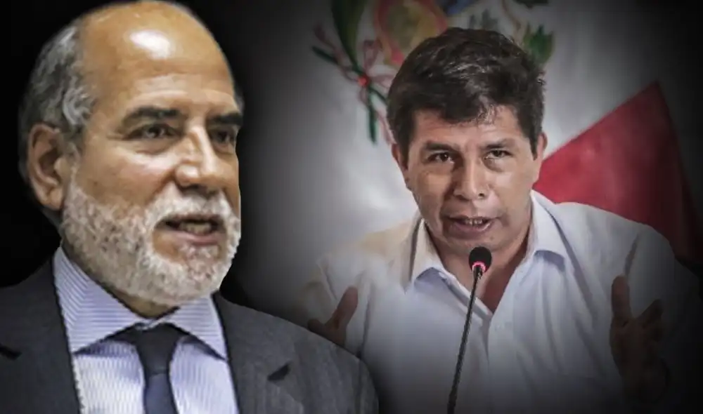 Jefe del INPE habla sobre entrevista a Pedro Castillo por medio español. Foto: composición LR/Gobierno del Perú/Andina Jefe del INPE habla sobre entrevista a Pedro Castillo por medio español. Foto: composición LR/Gobierno del Perú/Andina