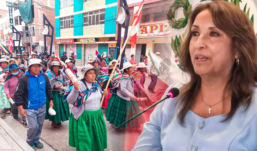 Boluarte bridó conferencia este viernes 10. Foto: composición Jazmin Ceras-LR Boluarte bridó conferencia este viernes 10. Foto: composición Jazmin Ceras-LR