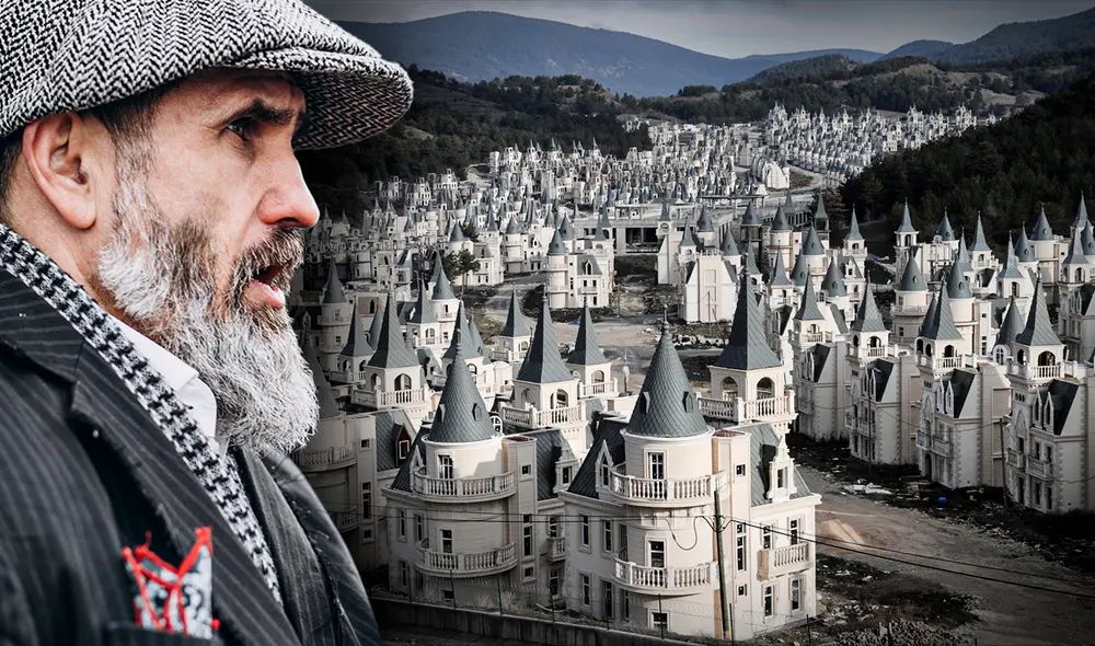 Burj Al Babas es una ciudad fantasma, rodeada de cientos de castillos de lujo. Foto: composición LR/AFP Burj Al Babas es una ciudad fantasma, rodeada de cientos de castillos de lujo. Foto: composición LR/AFP