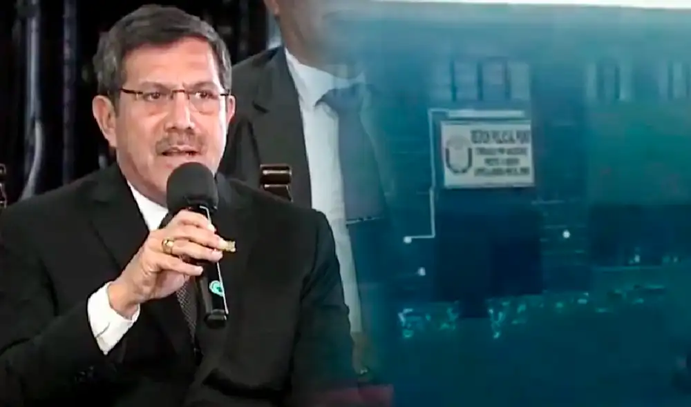 Ministro de Defensa sobre comisaría en Mazocruz. Foto: composición de Jazmin Ceras/difusión