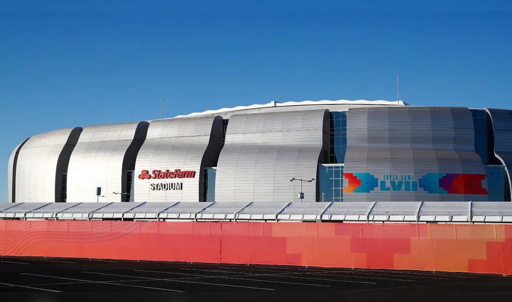 El State Farm Stadium se ubica en el estado de Arizona. Foto: EFE