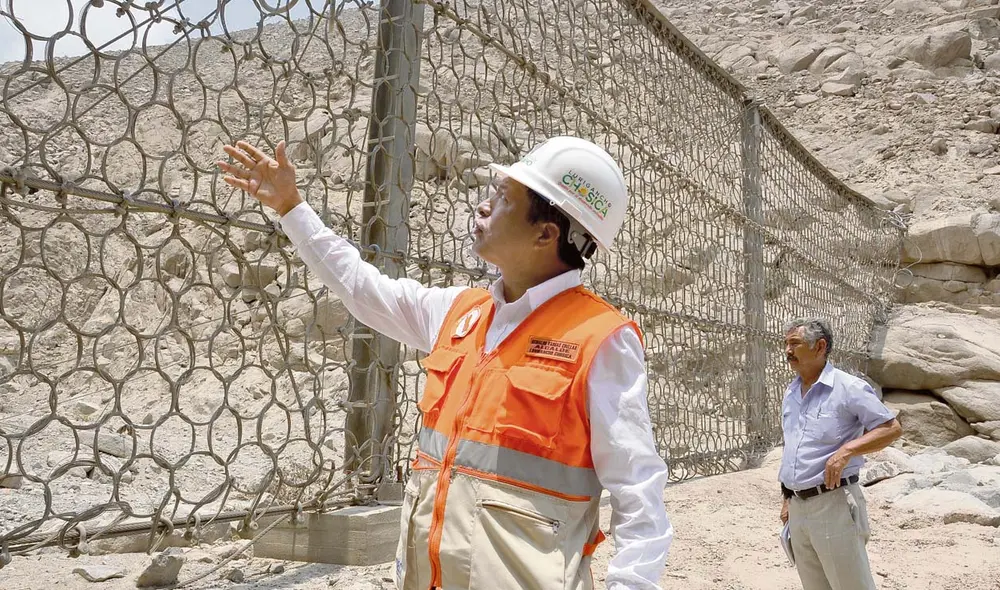 Alerta. Alcalde de Chosica advierte que de las 16 quebradas solo 9 tienen protección con geomallas. Son 70 mil vecinos que se encuentran en peligro. Foto. difusión