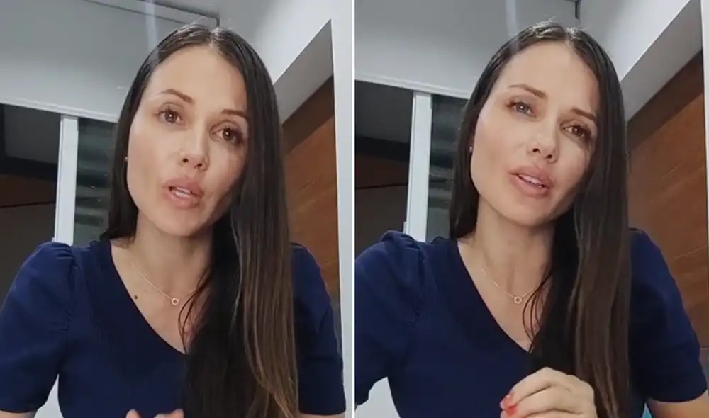 Mantilla está a favor de las protestas pacíficas. Foto: composición LR/TikTok/Maju Mantilla - Video: @MajuMantillaOficial/TikTok