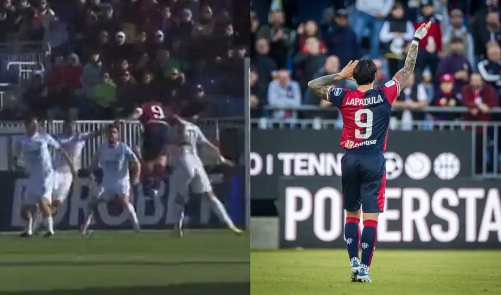 El delantero nacional intentará el ascenso con la escuadra rossoblu. Foto: composición LR/Sky Sports/Cagliari