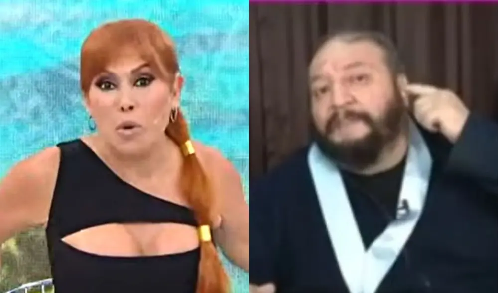 Magaly Medina protagoniza pelea en vivo con abogado de John Kelvin. Foto: composición La República/Captura de ATV