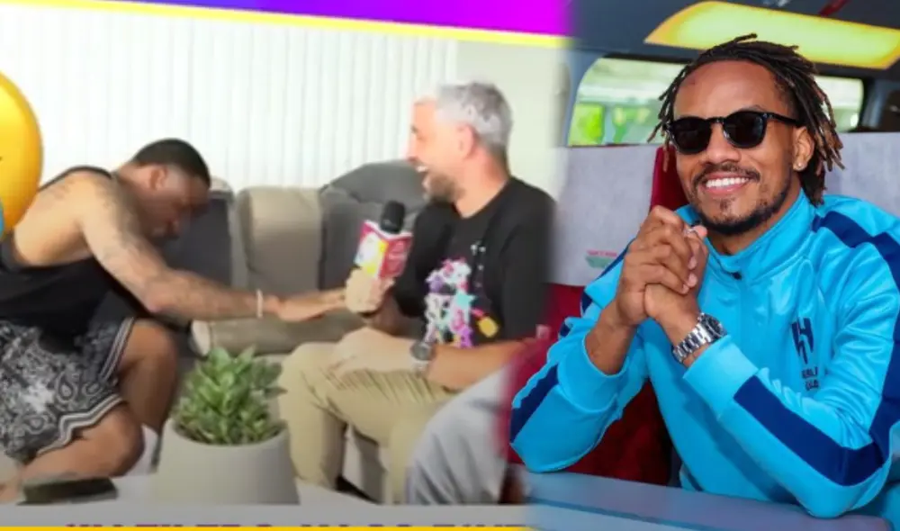 Jefferson Farfán califica de "tacaño" a André Carrillo. Foto: Composición LR/ Captura América TV / Captura instagram André Carrillo